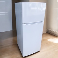 ハイアール 130L 2ドア 直冷式 冷蔵庫 ホワイト JR-N130B  2022年製 クリーニング済みの画像