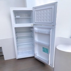 ハイアール 130L 2ドア 直冷式 冷蔵庫 ホワイト JR-N130B  2022年製 クリーニング済みの画像