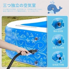 【新品未使用】INTEX(インテックス) 大型 プール203×152×48㎝の画像