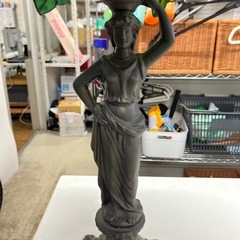 ロ 2510-660 スタンドグラス テーブルランプ アンティーク風 ぶどう 点灯確認済み キズ 汚れありの画像
