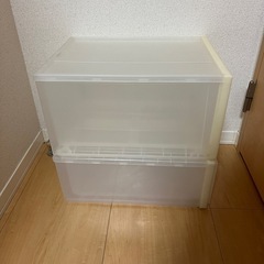 衣装ケース2個の画像