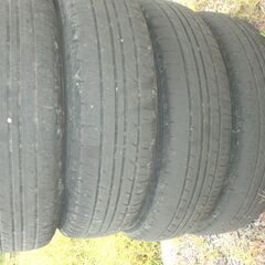 まだ使えます！　タイヤホイール 4本セット 145/80R13　2021年01週　鉄チンホイール(黒)　スズキ純正品の画像