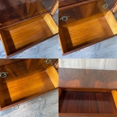 英国アンティーク ライティングビューロー チェスト 鍵付き スペイン家具の画像