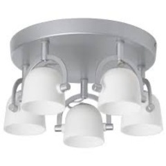 IKEA シンプル5灯スポットライトの画像