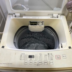 ニトリ全自動洗濯機（6kg)説明書ありの画像