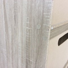 【早い者勝ち】キッチンボード ベガコーポレーション レンジボード 食器棚 カップボード 組立家具 幅58.6cm：木目ナチュラルの画像