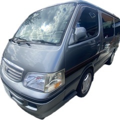 トヨタ ハイエース 100系3.0Dターボ 5人乗り 車検R8年7月まで！の画像