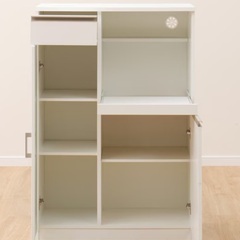 【予約済☆専用ページ】美品☆食器棚・ホワイトの画像