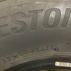 バリ溝 21年製 195 80 15　ブリヂストン エコピアの画像