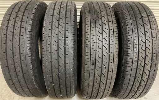 バリ溝　21年製 ブリヂストン195 80 15 ハイエース ブリヂストン エコピア BRIDGESTONE
