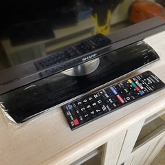【2020年製】SHARP 32型　AQUOS リモコン付きの画像