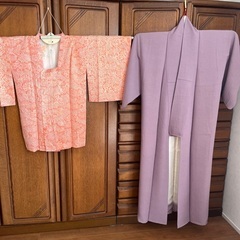 着物→鮫小紋、名古屋帯、しぼりコート、雨コート（やまと）👘✨の画像