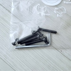 木目×黒スチールラックの画像