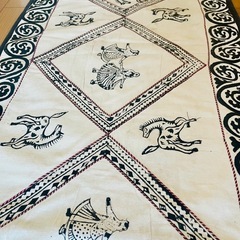 【ネパール製】ヨガマット/ラグの画像