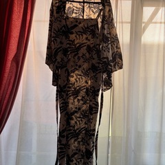 浴衣 ドレス 2way  帯無しの画像