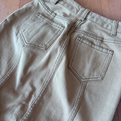 mistreass　ミストレアス　三上悠亜　デニムマーメイドスカート　ベージュの画像