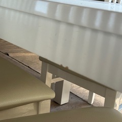 ニトリ！ダイニングテーブル、椅子セット‼️美品！の画像