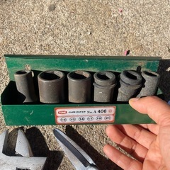  TONE インパクトソケットセット No.A406 6本組 中古の画像