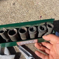  TONE インパクトソケットセット No.A406 6本組 中古の画像