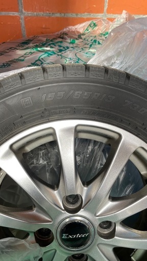 スタッドレスタイヤホイールセット155/65R13 730