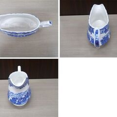 ENOCH WOODS WOODS WARE 英国磁器 ソースボート ウッズウェア 英国風景 ヴィンテージ グレービーボート USED品 ENGLISH SCENERY 苫小牧西店の画像