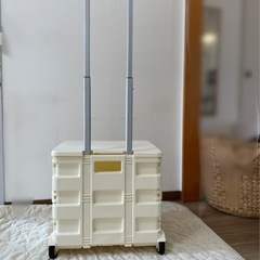 スリーコインズ　折りたたみキャリーの画像