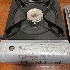 カセットコンロとBBQプレートの画像