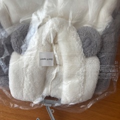 GU 耳付きもこもこパンダパーカー 100サイズの画像