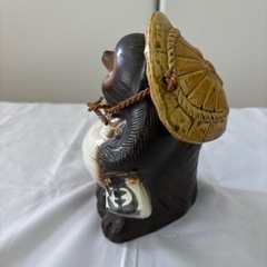 💖信楽焼 💖狸 たぬき 陶器  💖置き物 💖縁起物中古品の画像