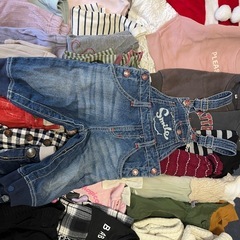 秋冬40着🩷80~90cm 未使用～保育園着の画像