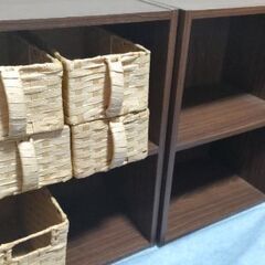 カラーボックス　２段　３個セットの画像