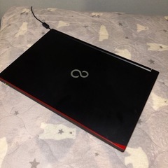 動作OK 富士通 DVDドライブ付きノートパソコン office内蔵の画像