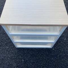 ３段衣類ケース　ウッドチェスト　アイリスオーヤマ　衣類収納ケース　衣装ケース　①の画像