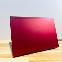 【激安大特価 早い者勝ち】SSD フルHD ノートパソコン 軽量 富士通 レッド/ブラック Windows11 メモリ8GB SSD256GB 13.3インチ USB Wi-Fi の画像