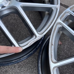 【埼玉県所沢市】直接引取のみ　ハイペリオン CVM アルミホイール(中古)  20インチの画像