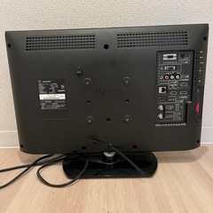 シャープ製22インチ液晶テレビの画像