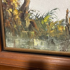 風景画レトロ、洋額の画像