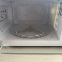 電子レンジ（約1年使用）の画像