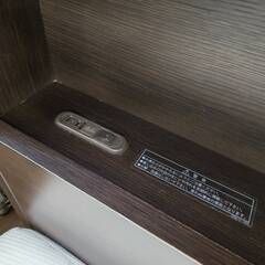 【愛品倶楽部柏店】シングルベッド 収納付き 「F:フランスベッド」「M:ニトリ ZERO LIGHT3 VB-S」 フレーム＆マットレスSET 収納×2付 コンセント+照明の画像