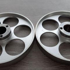 ■■【DIY】車 バイク 自宅 ガレージ ワンオフ 素材アルミリング枚2セットの画像