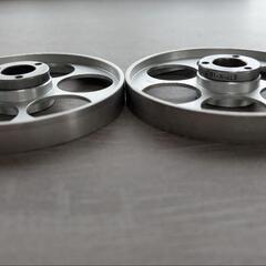 ■■【DIY】車 バイク 自宅 ガレージ ワンオフ 素材アルミリング枚2セットの画像