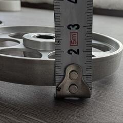 ■■【DIY】車 バイク 自宅 ガレージ ワンオフ 素材アルミリング枚2セットの画像