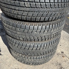 ジムニー用バリ山スタッドレスアルミホイールつき付きの画像