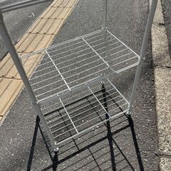 リサイクルショップどりーむ荒田店　No5074 メタルラック 収納ラック　ラック  収納の画像