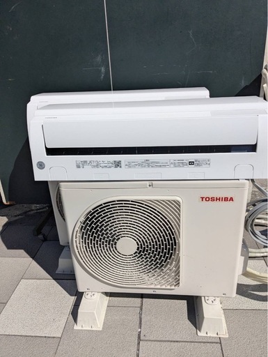 ✨激安価格✨早期限定‼️持帰8万 2台セット 2024年製 ‼️配管付き‼️6畳用 東芝 エアコン 2.2kw