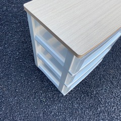 ３段衣類ケース　ウッドチェスト　アイリスオーヤマ　衣類収納ケース　衣装ケース　②の画像