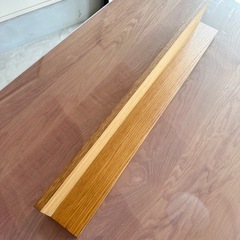 無印良品 壁に付けられる家具棚  88cm オーク材 の画像