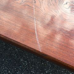 JM20389S)☆お値下げローテーブル 和風レトロ 幅：約120cm 高さ：約33cm  奥行：約75cm 中古品【取りに来られる方限定】の画像