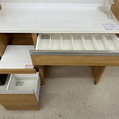 ★リユースのサカイ高崎店★TJ13173 ニトリ レンジボード ライトブラウン H201.5×D42×W120.5 クリーニング済みの画像