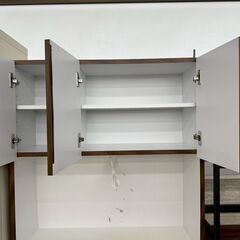 ★リユースのサカイ高崎店★TJ13174  食器棚 茶 H180.5×D42×W88.5 クリーニング済みの画像